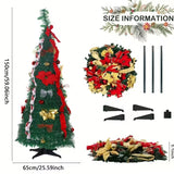 NNETM Pop-Up Foldable Pine Christmas Tree