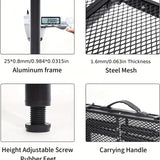 NNETM Folding Table with Adjustable Height