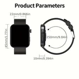 NNETM Smart Watch with Display Wireless Call Fitness Tracker