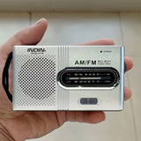 NNETM Portable AM/FM Mini Radio with Headphone Jack