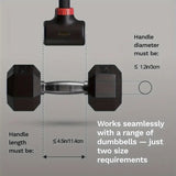 NNETM Adjustable Dumbbell Barbell Converter