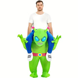 NNETM Alien Inflatable Riding Suit for Halloween Party Cosplay