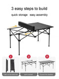 NNETM Iron Folding Camping Table