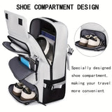 NNETM Travel Backpack with Laptop & Shoe Compartment