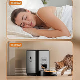 NNETM Automatic Pet Feeder with Touch Screen for Cats & Dogs