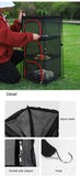 NNETM 3-Tier Camping Storage Net Foldable Hanging Rack