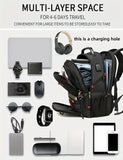 NNETM Large Travel Backpack with Laptop Compartment