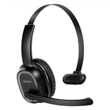 NNETM Wireless Noise Cancelling Headset for Office & Drivers
