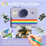 NNETM Portable Photo Printer Camera with Rechargeable Battery