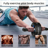 NNETM Abdominal Wheel Core Strength Training Fitness Equipment