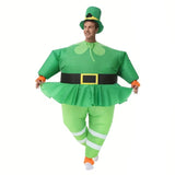 NNETM St. Patrick's Day Green Leprechaun Costume Set
