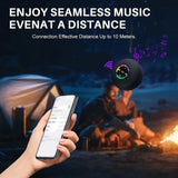 NNETM Wireless Speaker with Suction Cup & Bass Boost