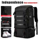 NNETM Travel Hiking Backpack with USB Charging Port