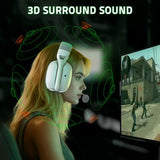 NNETM Wireless Over-Ear Gaming Headset with Dual Mic