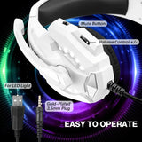 NNETM Pro Gaming Headset with LED Light and Microphone