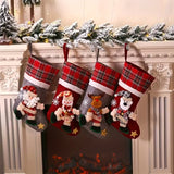 NNETM Boho Cotton Christmas Stockings Set of 4