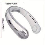 NNETM Hanging Neck Fan USB Rechargeable