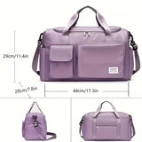 NNETM Travel Duffle Bag with Shoe Compartment