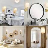 NNETM Battery Wall Sconces Set of 2 with Remote