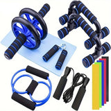 NNETM Abdominal Fitness Wheel Set Home Training (12pcs)