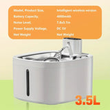 NNETM Charging Cat Wireless Water Fountain