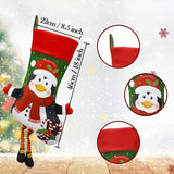 NNETM Christmas Stocking Set Holiday Decorations (4pcs)