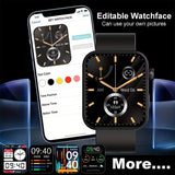 NNETM Smart Watch with Display Wireless Call Fitness Tracker