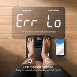 NNETM Smart Body Fat Scale with App Connection