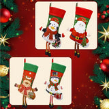 NNETM Christmas Stocking Set Holiday Decorations (4pcs)