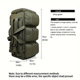 NNETM Outdoor Hiking Camping Backpack with Utility Pockets
