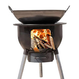NNETM Portable Iron Camping Stove Wood Burning Outdoor