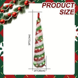 NNETM Red Snowflake Pop-Up Christmas Tree