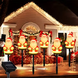 NNETM Solar Santa LED Pathway Light Set