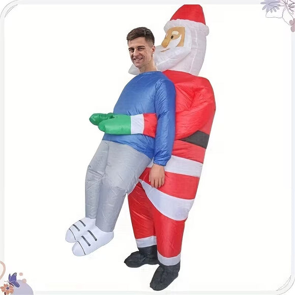 NNETM Santa Claus Inflatable Costume Adult Party Outfit