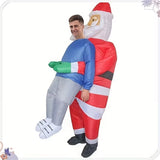 NNETM Santa Claus Inflatable Costume Adult Party Outfit