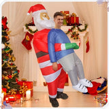 NNETM Santa Claus Inflatable Costume Adult Party Outfit
