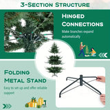 NNETM Pre-Lit Artificial Tree with Hinged Base