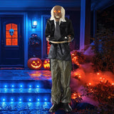 NNETM Halloween Butler Skeleton With Tray