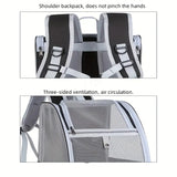 NNETM Expandable Cat Backpack Carrier with 3-Sided Mesh