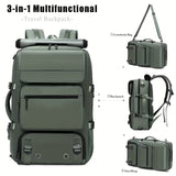 NNETM 35L Laptop Travel Backpack with Shoe Compartment