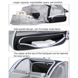 NNETM Expandable Cat Backpack Carrier with 3-Sided Mesh