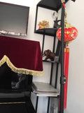 NNETB Corner Floor Bookshelf Display Rack