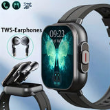 NNETM Smart 2-In-1 Watch with Built-In TWS Earphones