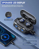 NNETM Wireless Earbuds Playtime Bluetooth 5.3 Noise Cancelling