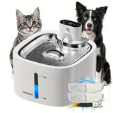 NNETM Charging Cat Wireless Water Fountain