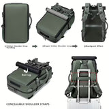 NNETM 35L Laptop Travel Backpack with Shoe Compartment