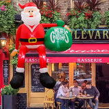 NNETM Santa Claus Inflatable Christmas Yard Decoration