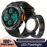 NNETM Smart Watch with Flashlight Touch Screen