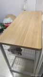 NNETB 3-Layer Kitchen Storage Rack with Cutting Workbench