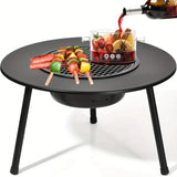 NNETM Charcoal Grill Outdoor Iron Camping Stove